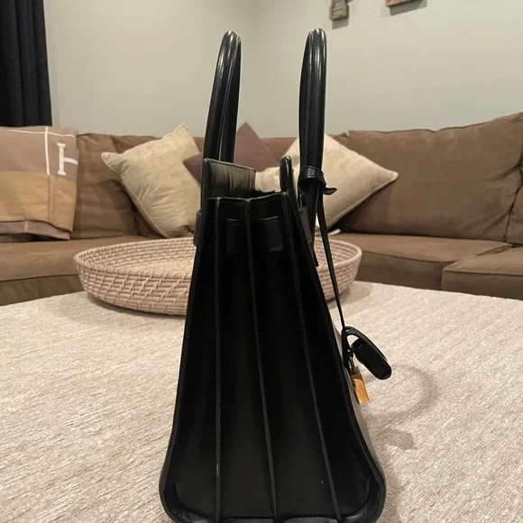 Saint Laurent Carryall Sac De Jour Leather Satchel - Picture 9 of 13